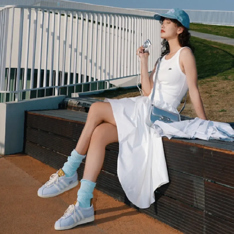 Giày Adidas Gazelle Vintage ‘Halo Blue Mesa’ H02230 - Ảnh 4