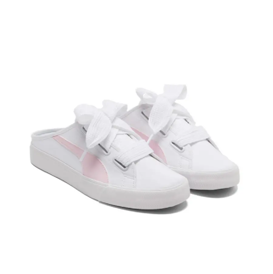 Giày Puma Bari Mule Ribbon 125 ‘White Pink’ 382331-04 - Ảnh 4