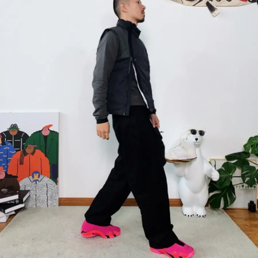 Alternative view of Giày Nike Wmns Air Jordan 14 Retro Low ‘Shocking Pink’ DH4121-600