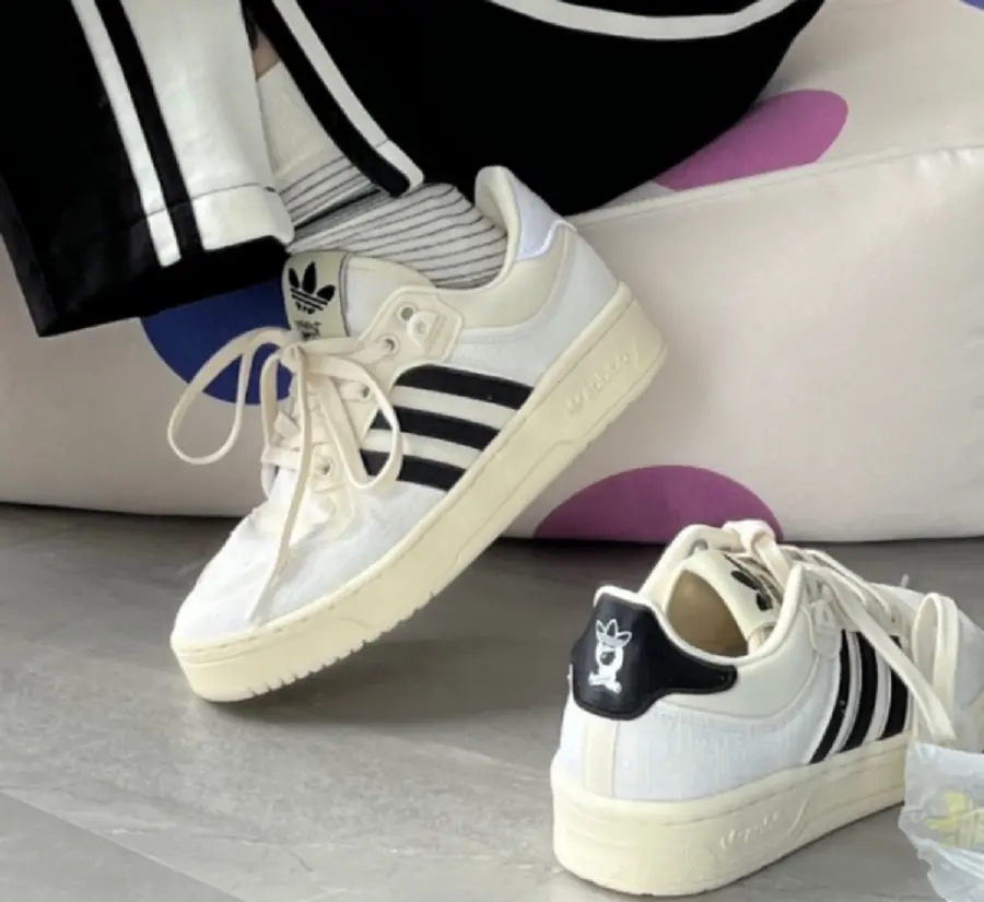Giày Adidas Originals Rivalry Low 86 ‘White Black Silver’ IE4849 - Ảnh 4