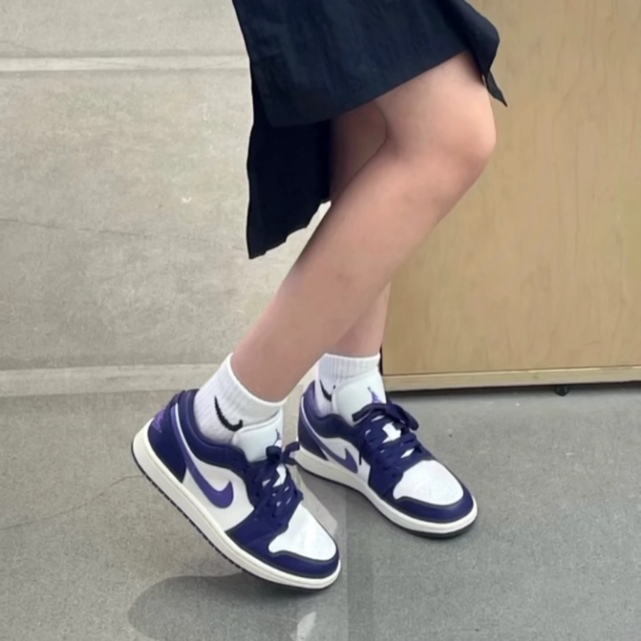 Giày Nike Air Jordan 1 Low "Purple" 553558-515 - Ảnh 2