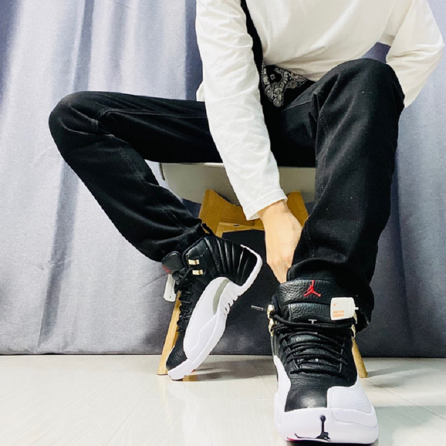 Giày Nike Air Jordan 12 Retro GS 'Playoff' 153265-006 - Ảnh 5