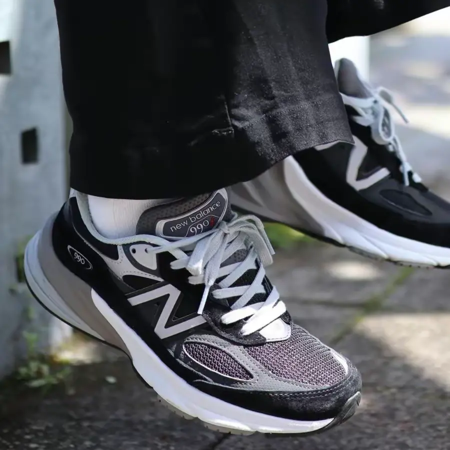 Giày New Balance 990v6 Made in USA 'Black Silver' M990BK6 - Ảnh 3