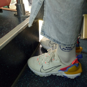 Alternative view of Giày Nike React Vision ‘White Blue’ CI7523-101