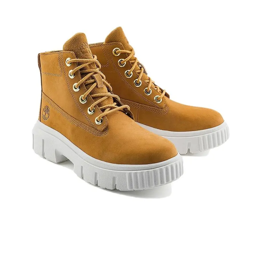 Giày Timberland Greyfield Leather Boot ‘Yellow’ A5P2D - Ảnh 3