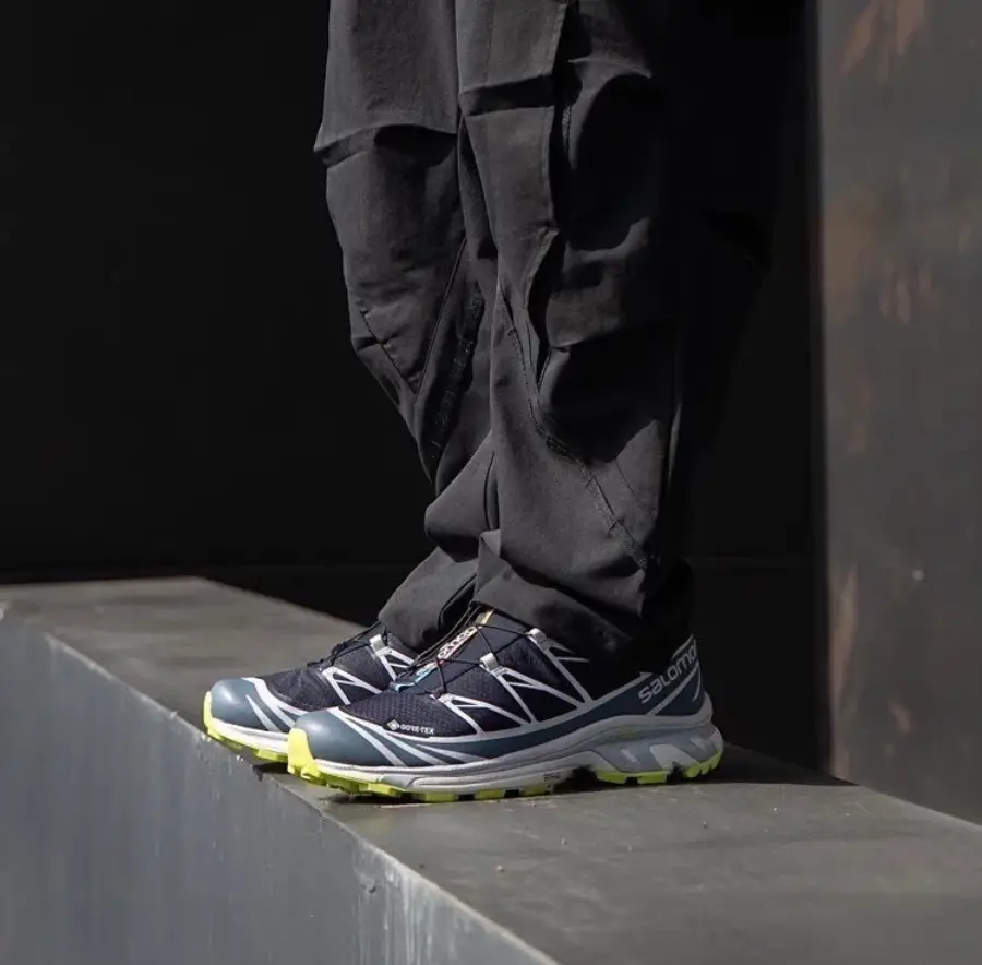 Giày Salomon XT-6 GORE-TEX ‘Night Sky Acid Lime’ L41741100 - Ảnh 7