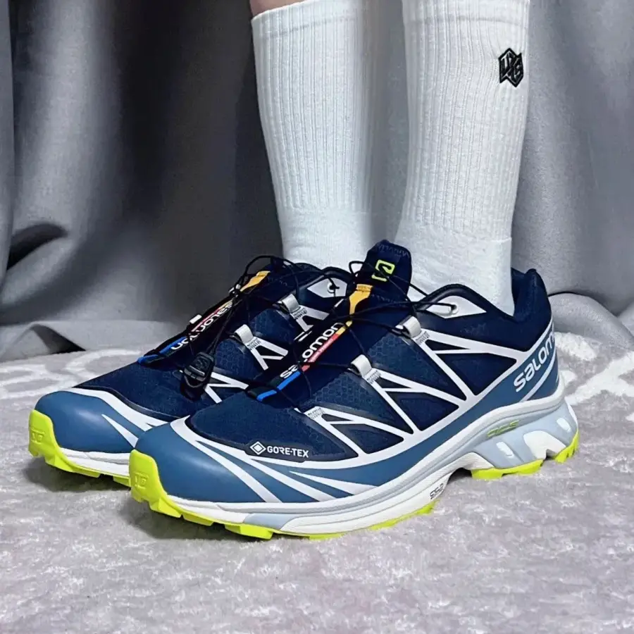 Giày Salomon XT-6 GORE-TEX ‘Night Sky Acid Lime’ L41741100 - Ảnh 3