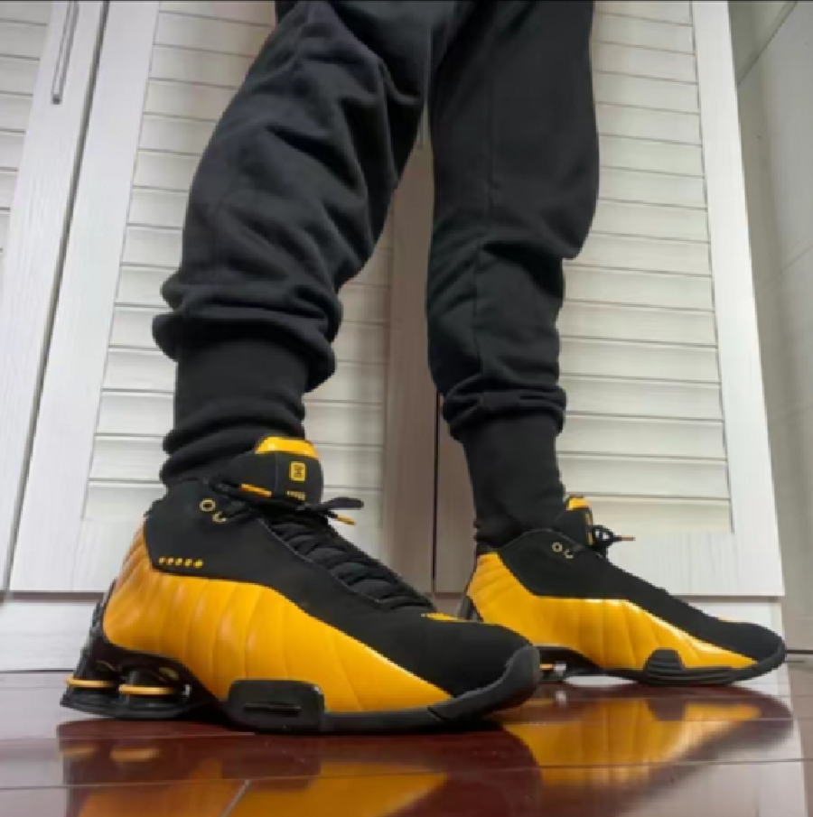 Giày Nike Shox BB4 ‘Metallic Gold’ AT7843-002 - Ảnh 4