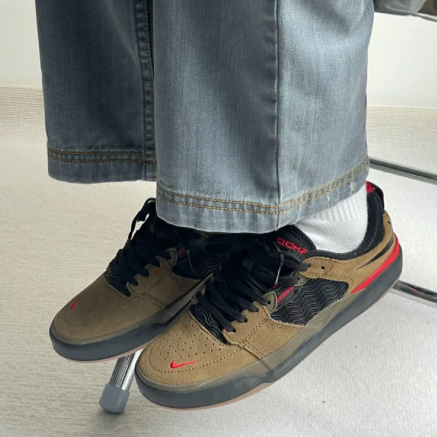 Giày Nike Ishod Wair SB ‘Light Olive’ DC7232-300 - Ảnh 3