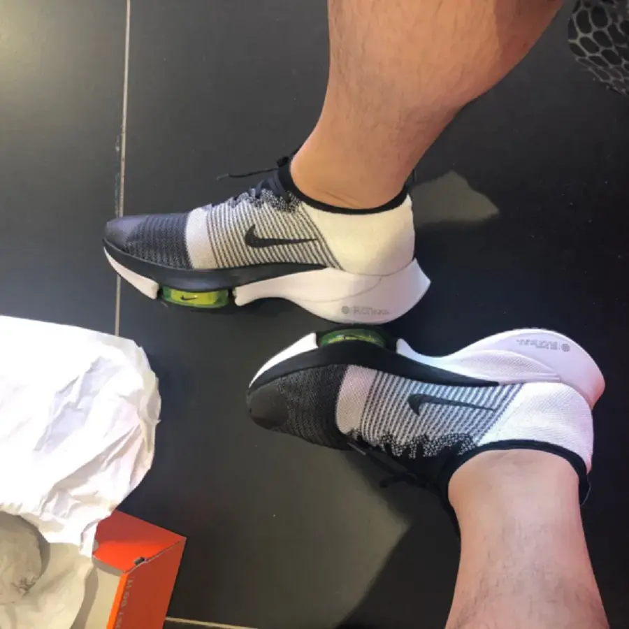 Alternative view of Giày Nike Air Zoom Tempo Flyknit ‘Black Blue’ CI9924-001