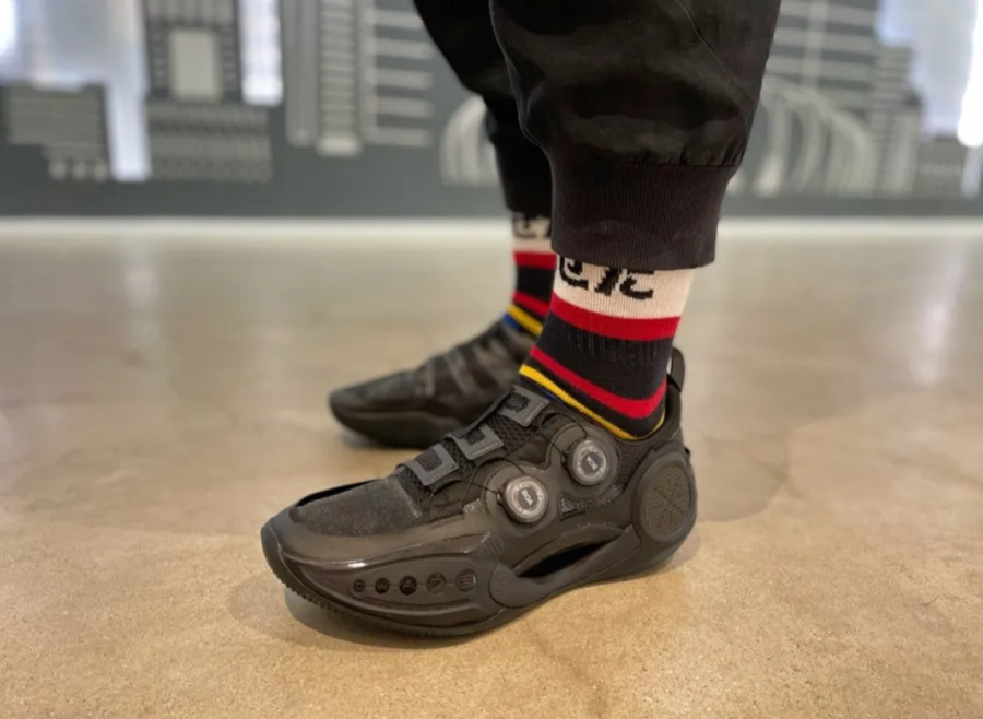 Giày Li-Ning Way of Wade 9 x Glare Infinity Low ‘Black’ ABES005-2 - Ảnh 4