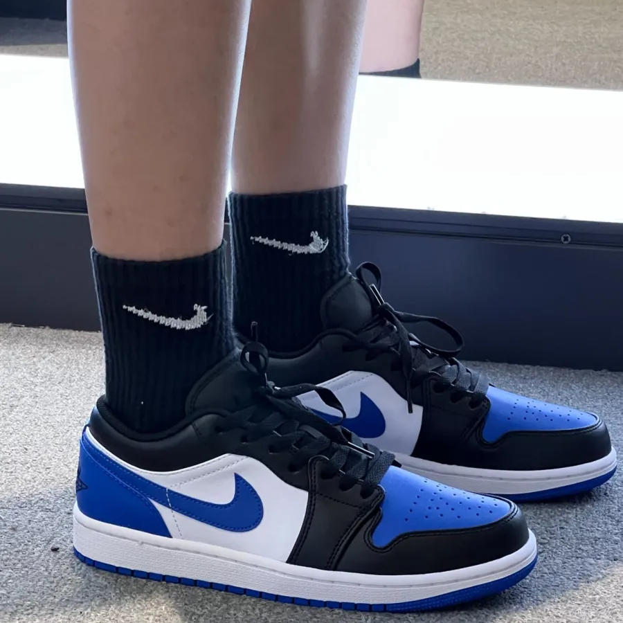 Giày Nike Air Jordan 1 Low ‘Royal Toe’ 553558-140 - Ảnh 3