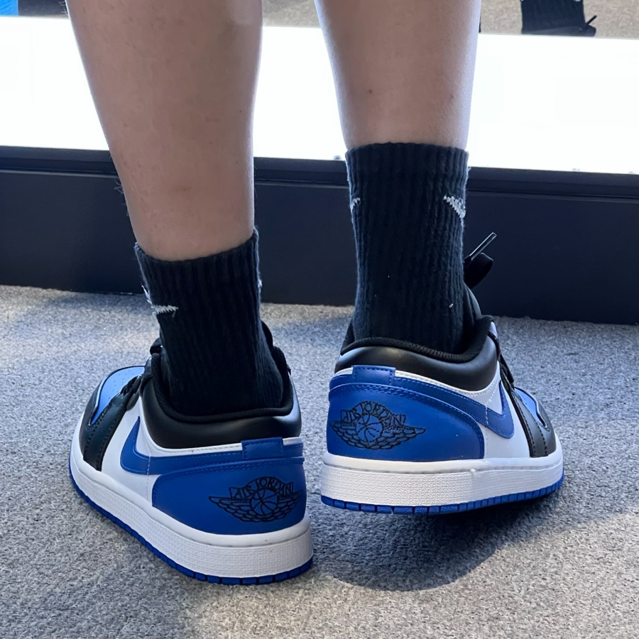 Giày Nike Air Jordan 1 Low ‘Royal Toe’ 553558-140 - Ảnh 4