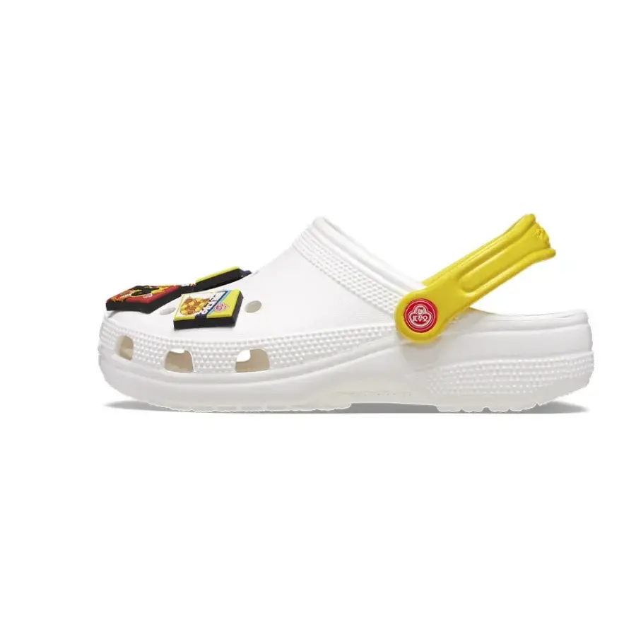 Dép Ottogi X Croc Classic White Yellow 208934-14R - Ảnh 2