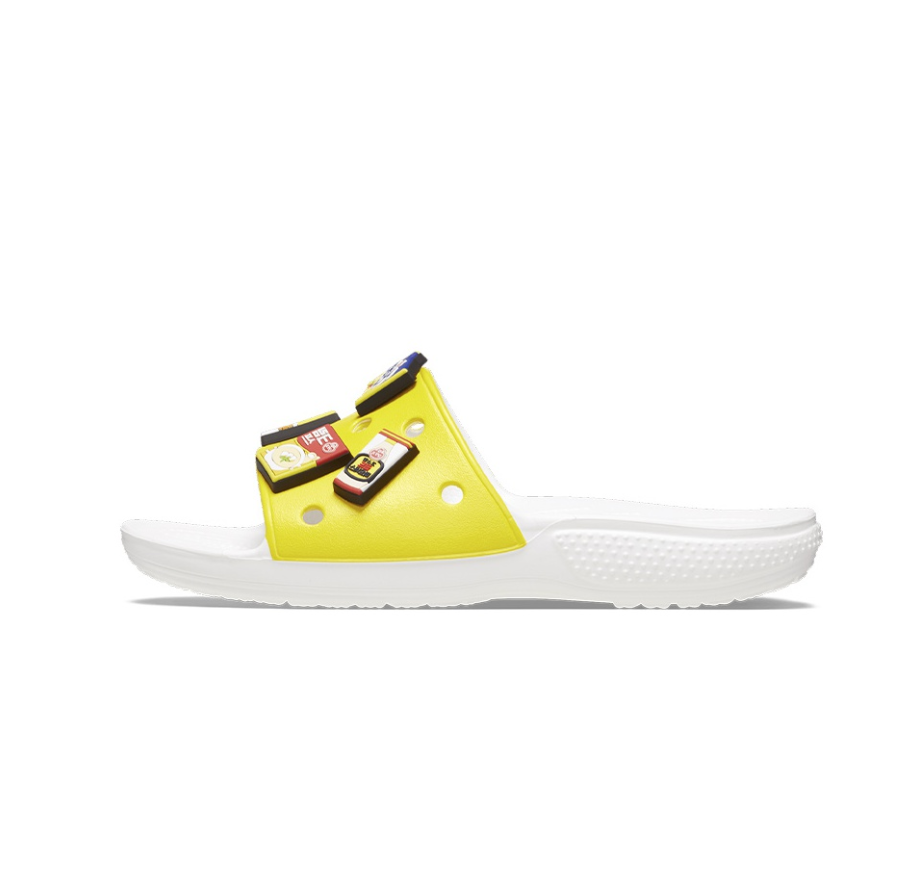 Dép Ottogi X Croc Classic Slide Yellow 208935-14R - Ảnh 2