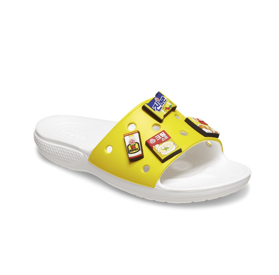 Dép Ottogi X Croc Classic Slide Yellow 208935-14R - Ảnh 3