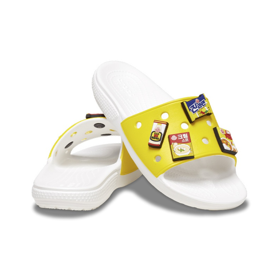 Dép Ottogi X Croc Classic Slide Yellow 208935-14R - Ảnh 4