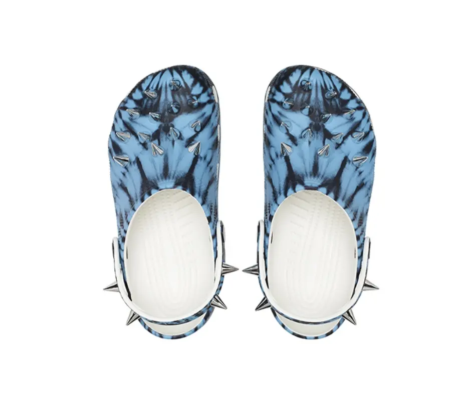 Dép Crocs Classic Rebel Rebel Clogs Multi 208329-928 - Ảnh 4