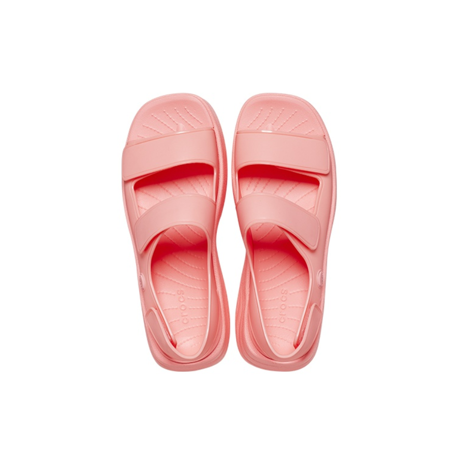 Dép Crocs Skyline Sandal Pink 208183-6UI - Ảnh 2