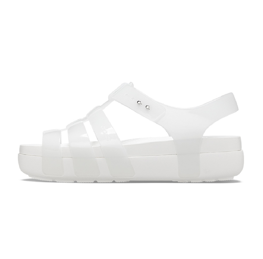 Dép Crocs Splash Glossy Fisherman White 209267-100 - Ảnh 4