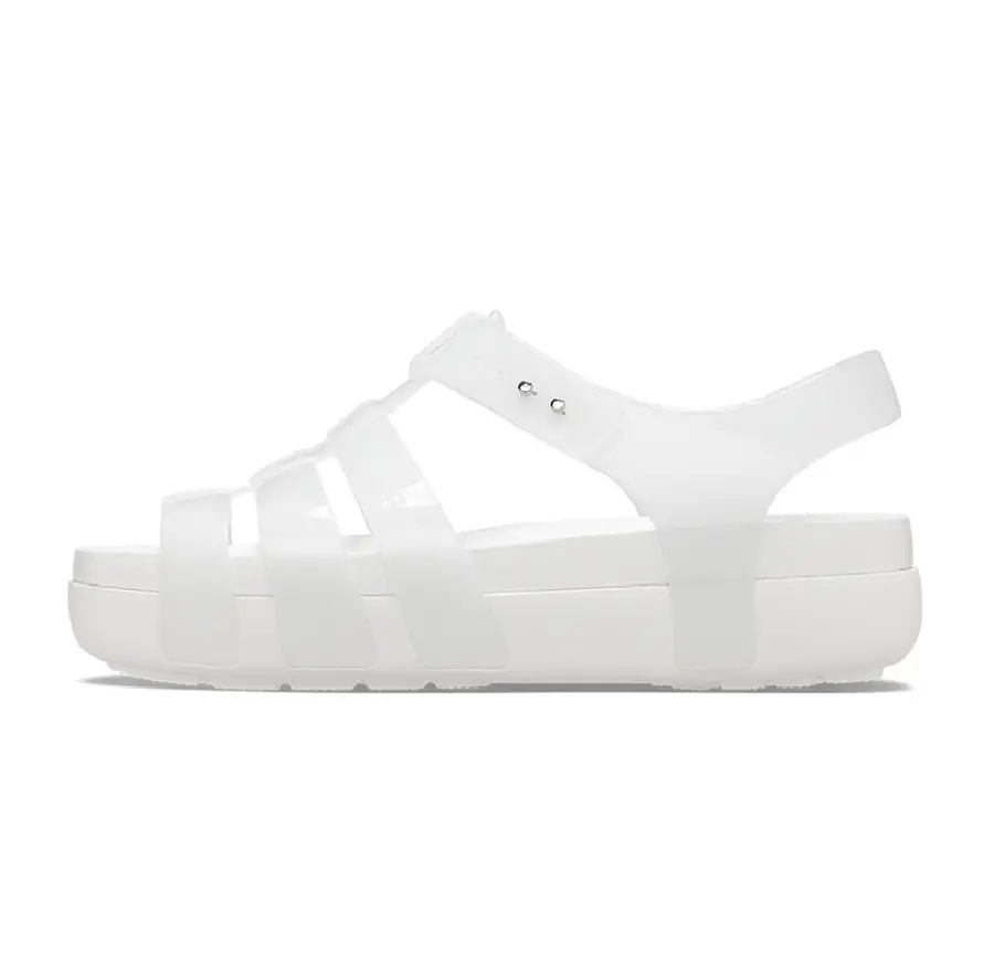 Dép Crocs Splash Glossy Fisherman White 209267-100 - Ảnh 4