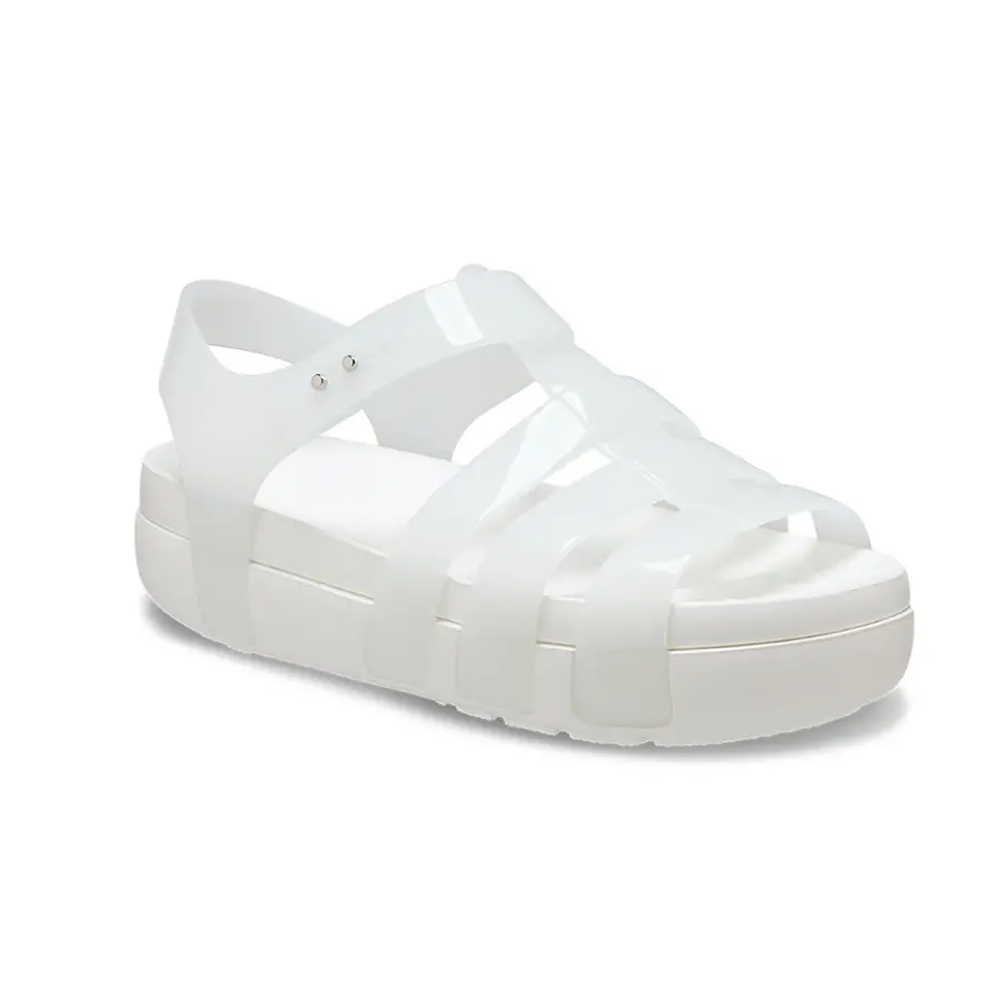 Alternative view of Dép Crocs Splash Glossy Fisherman White 209267-100