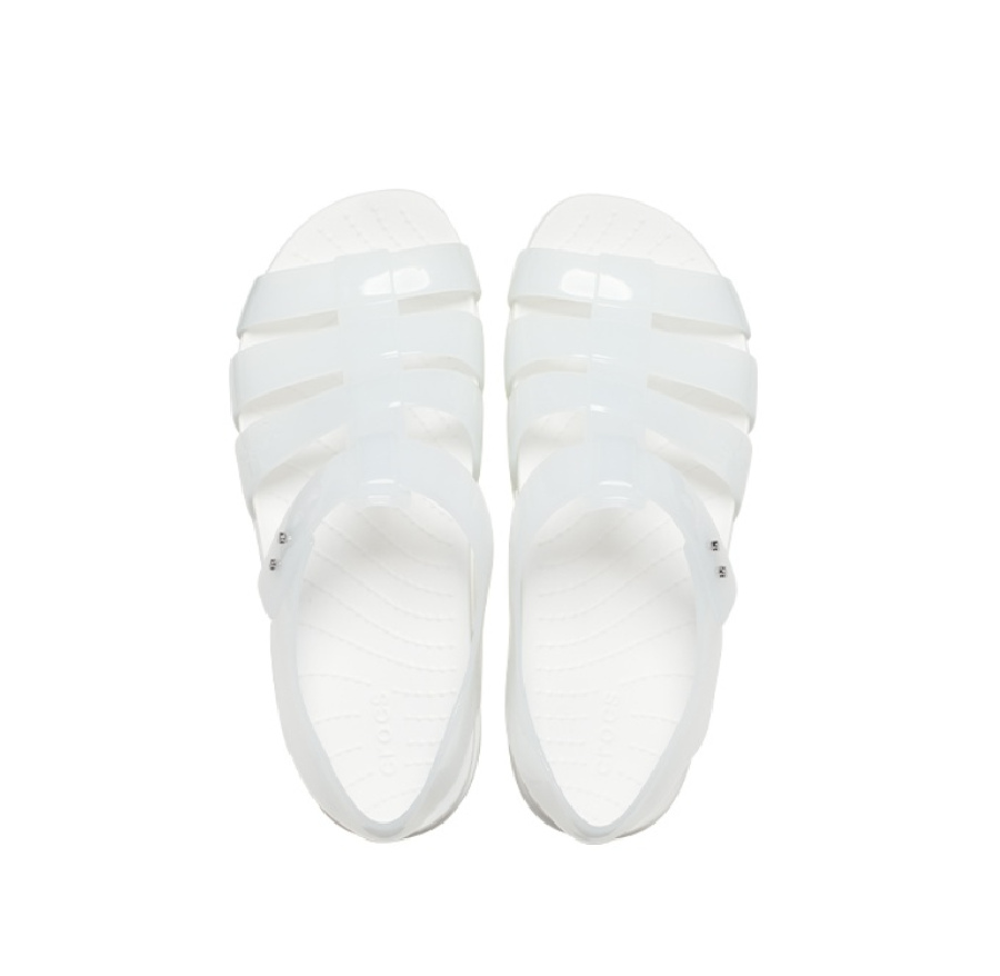 Dép Crocs Splash Glossy Fisherman White 209267-100 - Ảnh 3