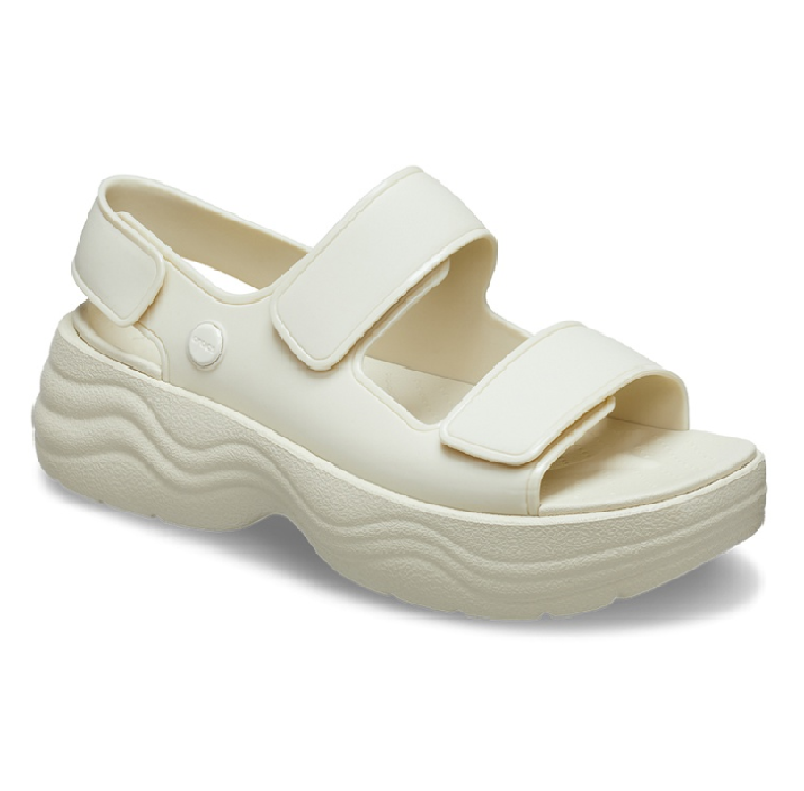 Dép Crocs Skyline Sandals Bone 208183-2Y2 - Ảnh 2