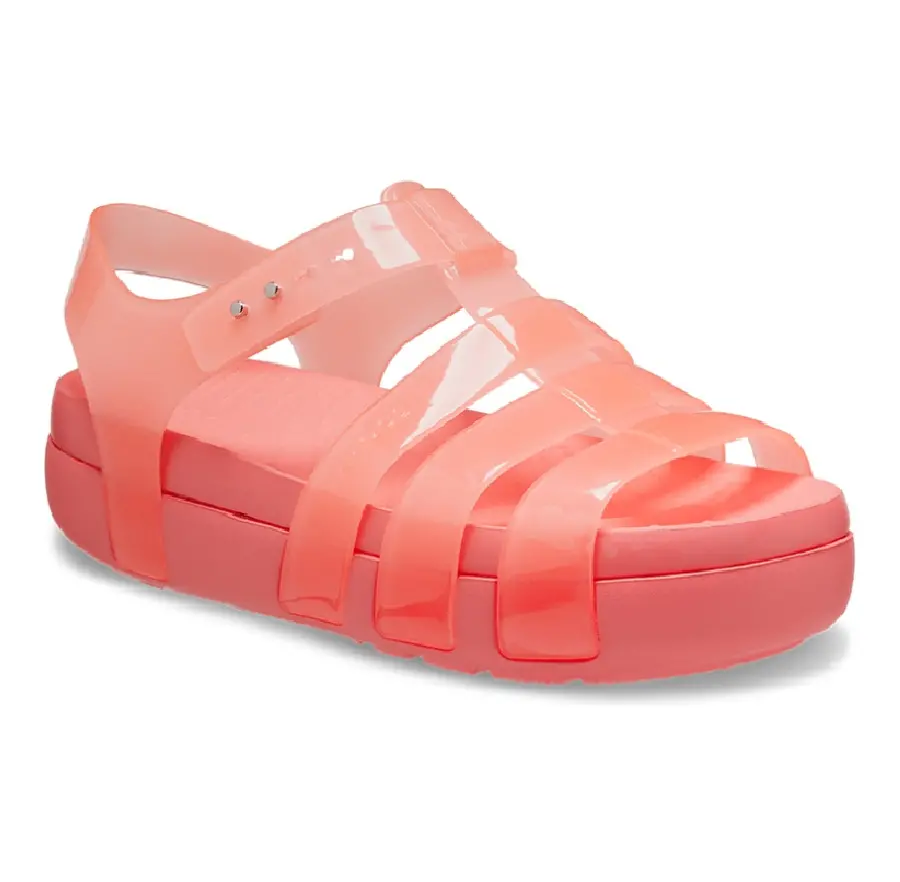 Alternative view of Dép Crocs Shallow Wave Red Neon 209267-6VT