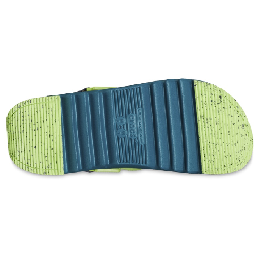 Dép Crocs Classic Hiker Xscape Print Green 208605-9DB - Ảnh 6