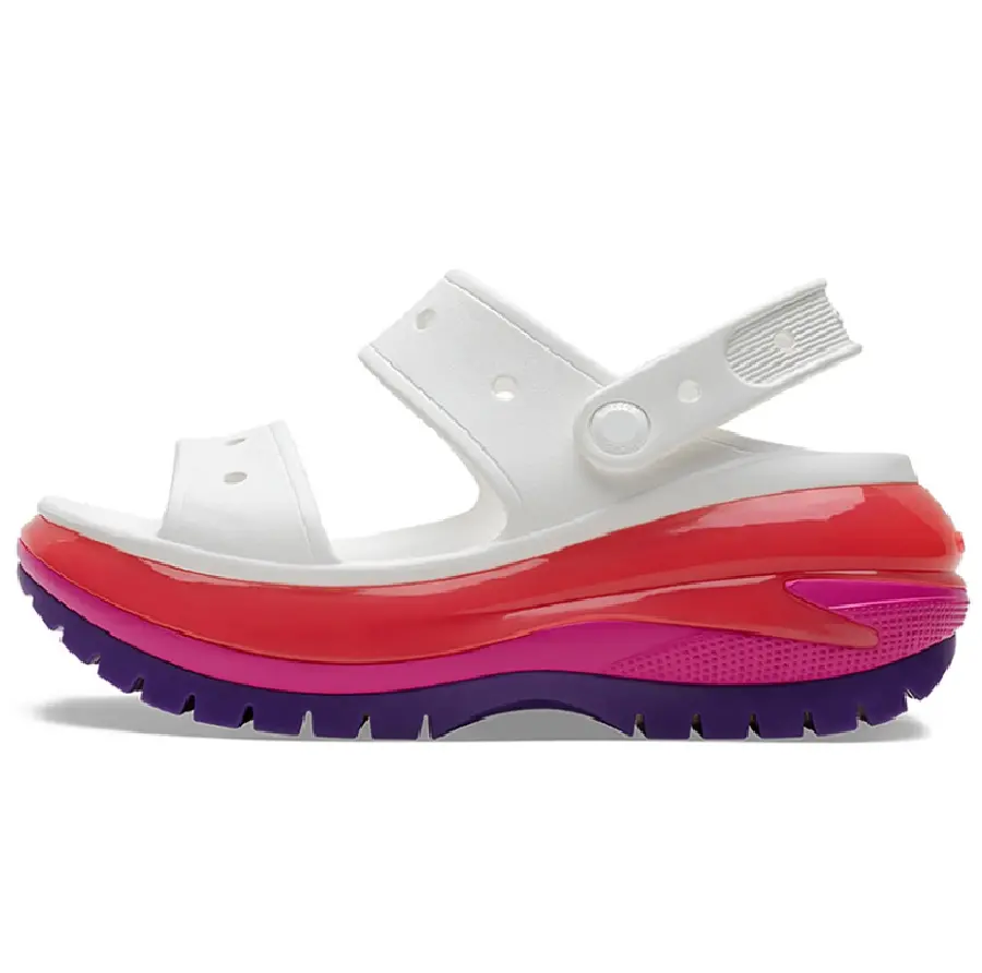 Dép Crocs Classic Mega Crush Sandal 207989-94S - Ảnh 4