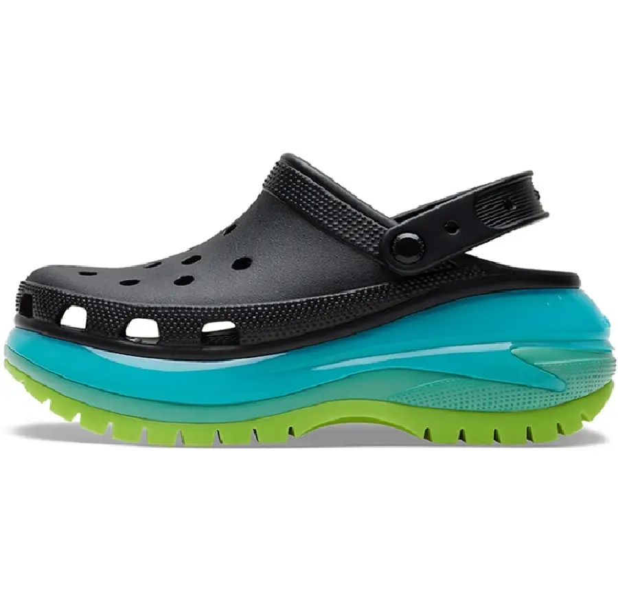 Dép Crocs Classic Mega Crush Clog 'Black' 207988-0C4 - Ảnh 4