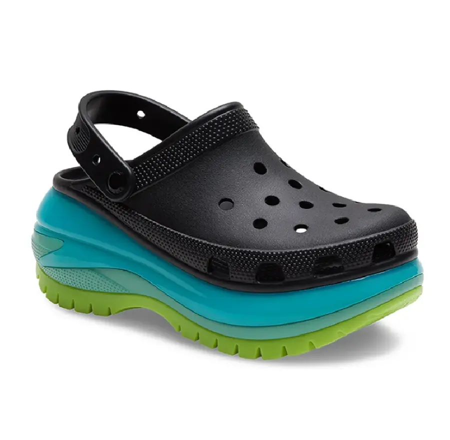 Alternative view of Dép Crocs Classic Mega Crush Clog 'Black' 207988-0C4