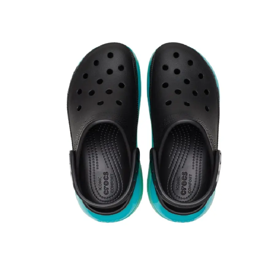 Dép Crocs Classic Mega Crush Clog 'Black' 207988-0C4 - Ảnh 6