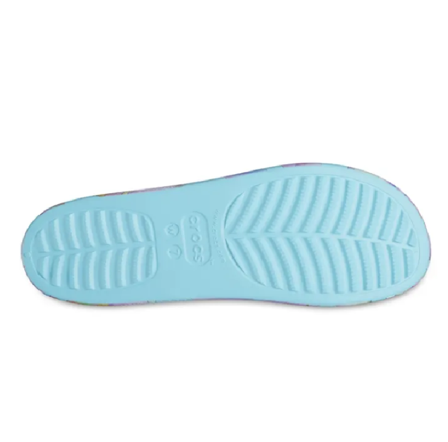 Dép Crocs Classic Platform Palm Print 208607-4NQ - Ảnh 5