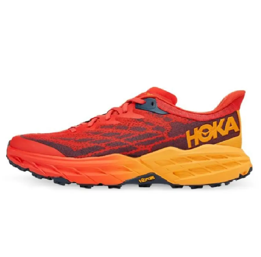 Alternative view of Giày Hoka Speedgoat 5 2E Wide Party 'Red Orange' 1123159-FRYL