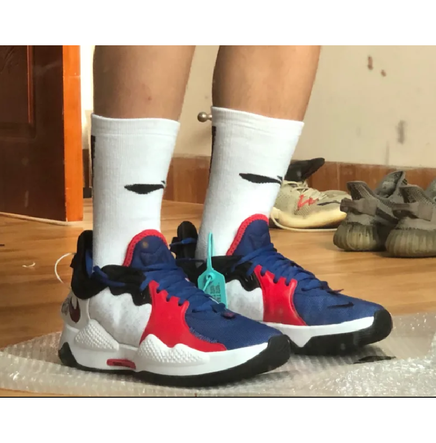 Giày Nike PG 5 EP 'White University Red' CW3146-101 - Ảnh 3