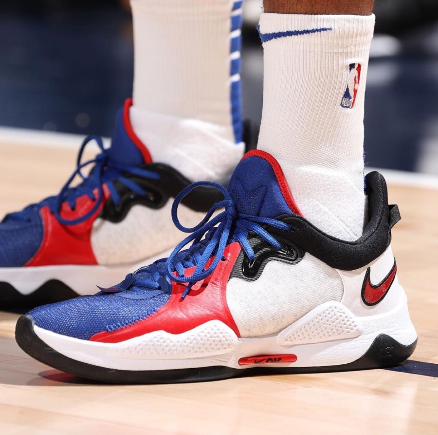 Giày Nike PG 5 'White University Red' CW3143-101 - Ảnh 6