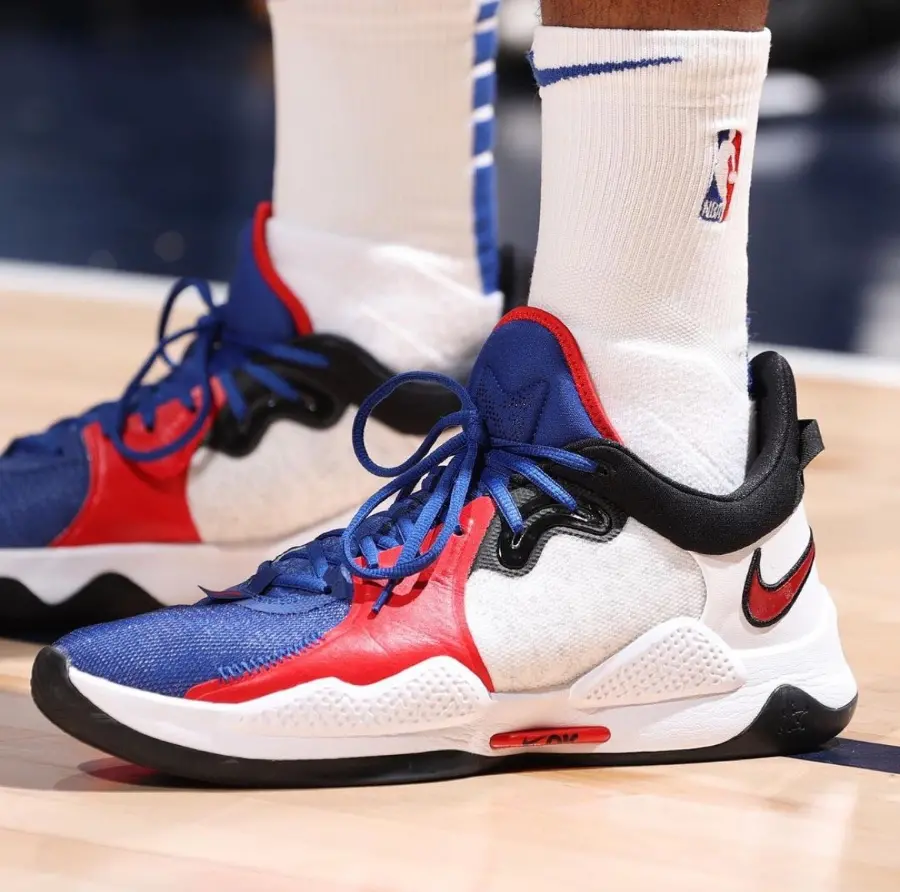 Giày Nike PG 5 'White University Red' CW3143-101 - Ảnh 6