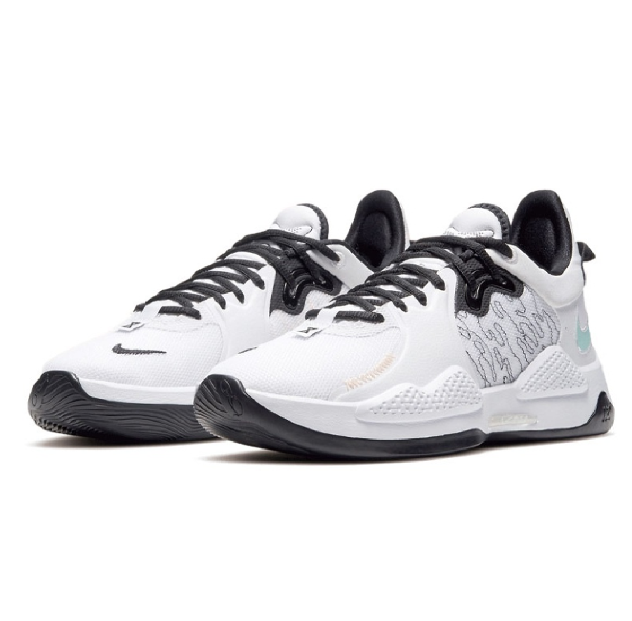 Giày Nike PG 5 'White Black' CW3143-100 - Ảnh 5