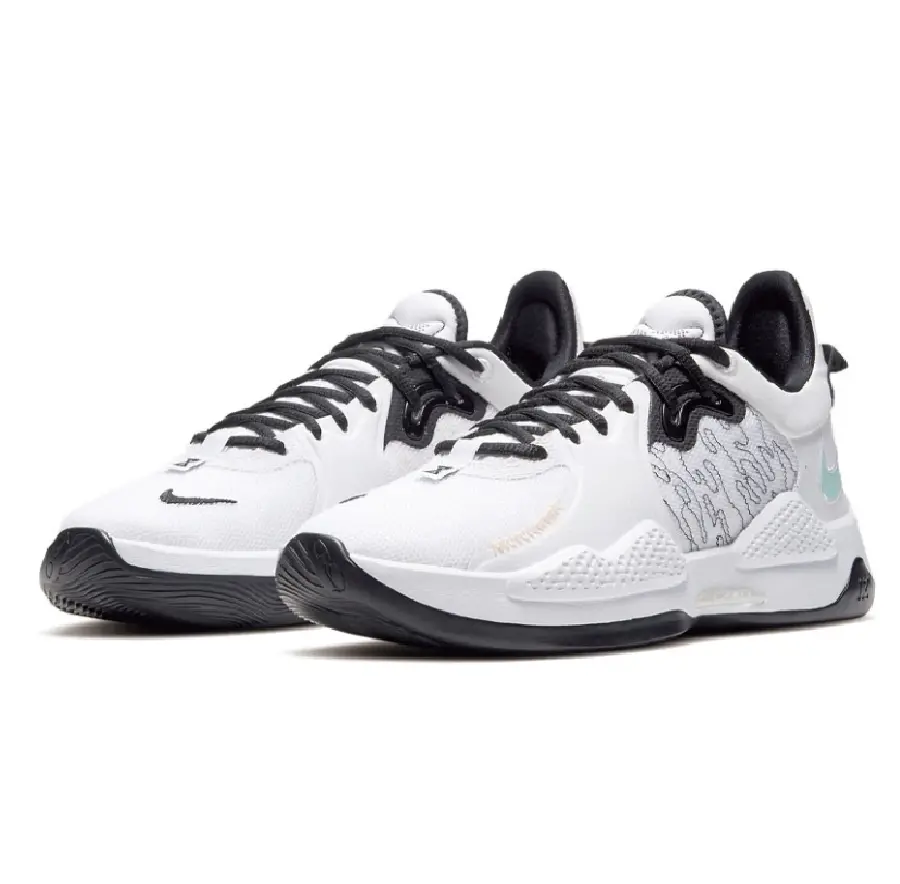 Giày Nike PG 5 'White Black' CW3143-100 - Ảnh 5