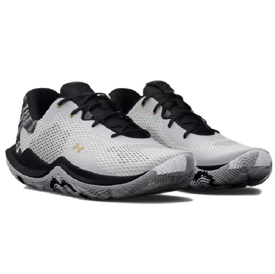 Giày Under Armour Spawn 4 'Printed - White Black' 3025345-100 - Ảnh 3