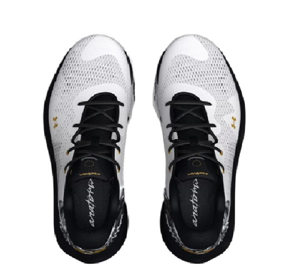 Giày Under Armour Spawn 4 'Printed - White Black' 3025345-100 - Ảnh 2