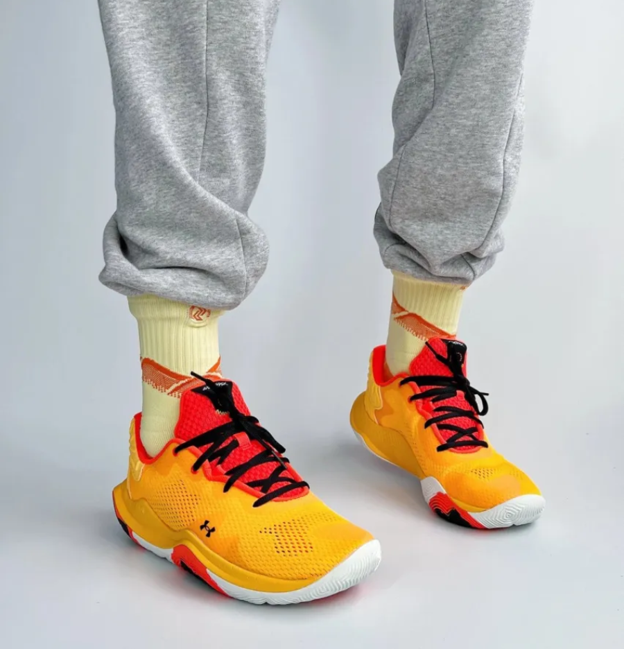 Giày Under Armour Spawn 4 'Orange' 3024971-800 - Ảnh 4