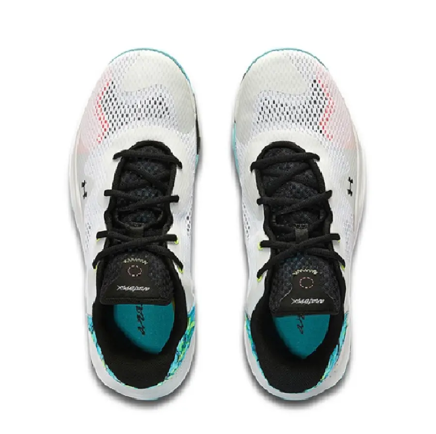 Giày Under Armour Spawn 4 'Brushstroke' 3025345-102 - Ảnh 3