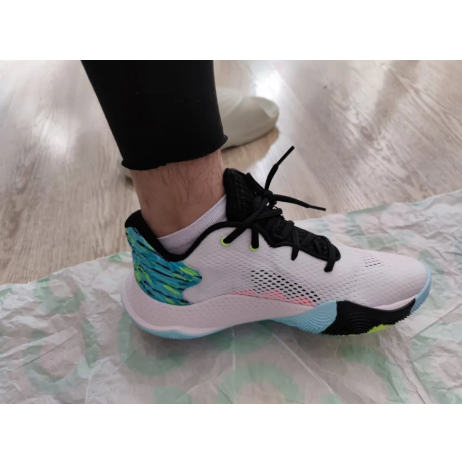 Giày Under Armour Spawn 4 'Brushstroke' 3025345-102 - Ảnh 5