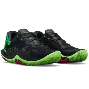 Alternative view of Giày Under Armour Spawn 4  'Black Quirky Lime' 3025345-002