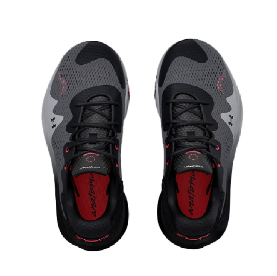 Giày Under Armour Spawn 4 'Pitch Grey Black' 3024971-100 - Ảnh 3