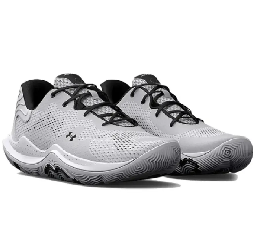 Alternative view of Giày Under Armour Spawn 4 'White Metallic Silver' 3024971-102