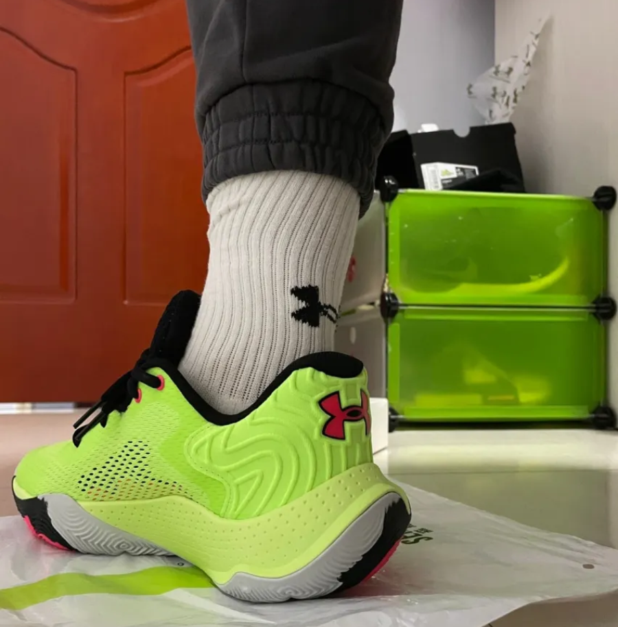 Giày Under Armour Spawn 4 'Green' 3024971-301 - Ảnh 4
